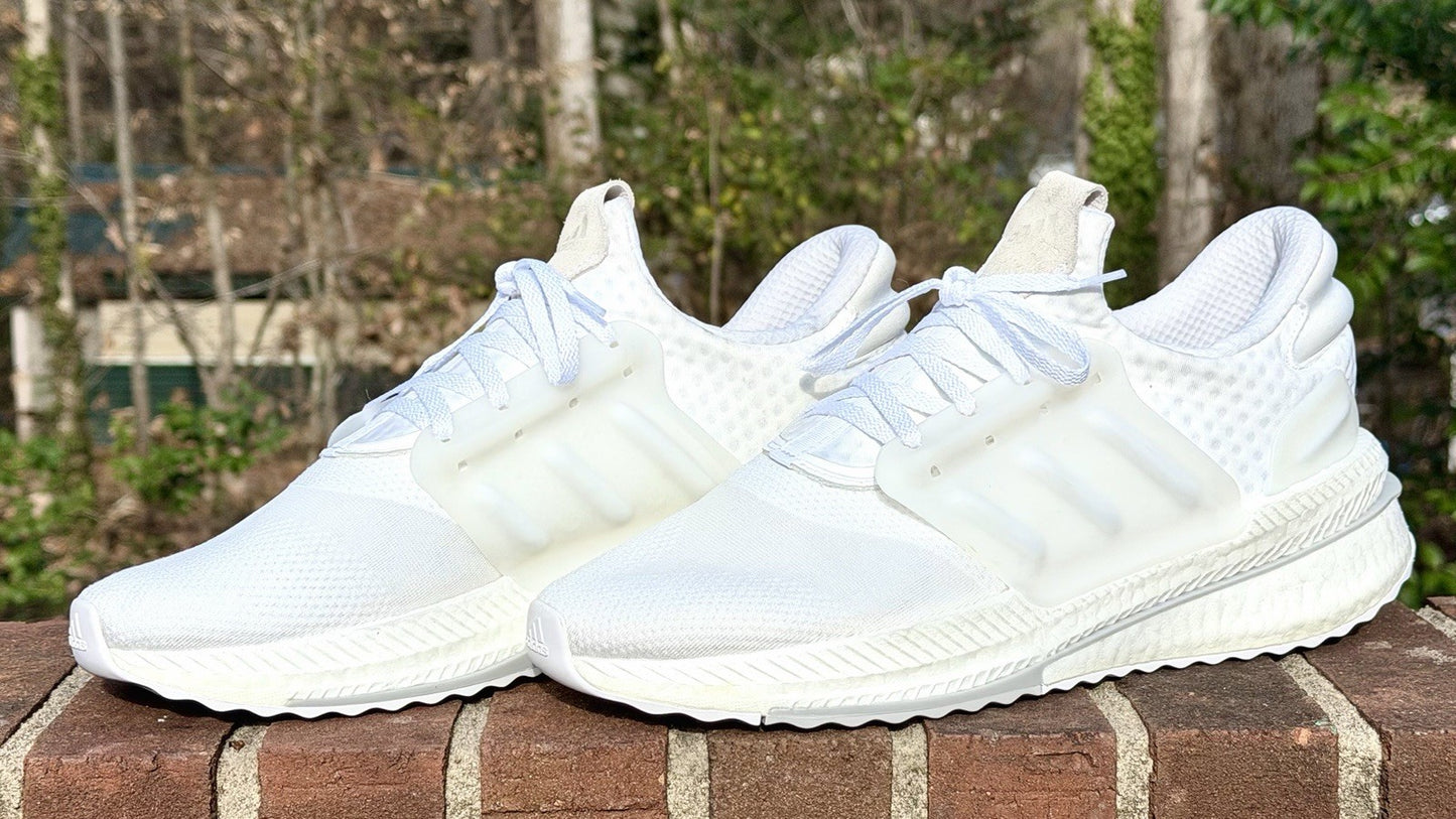 Adidas X_PLR Boost Men's Size 12 Triple White Running Shoes (HP3130)