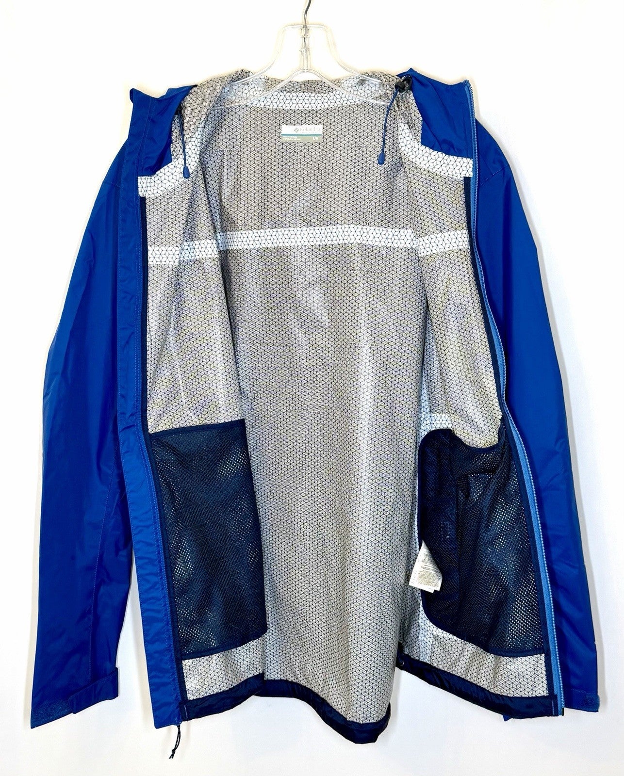 Columbia Men’s Evapouration Omni-Tech Rain Jacket / Super Blue / Size Large