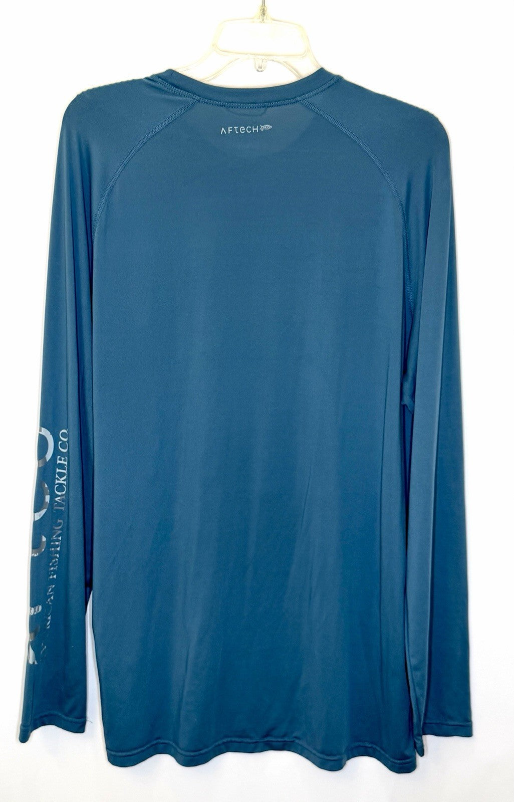 AFTCO Samurai 2 Sun Protection Long Sleeve Shirt / Corsair Heather / Men’s Large