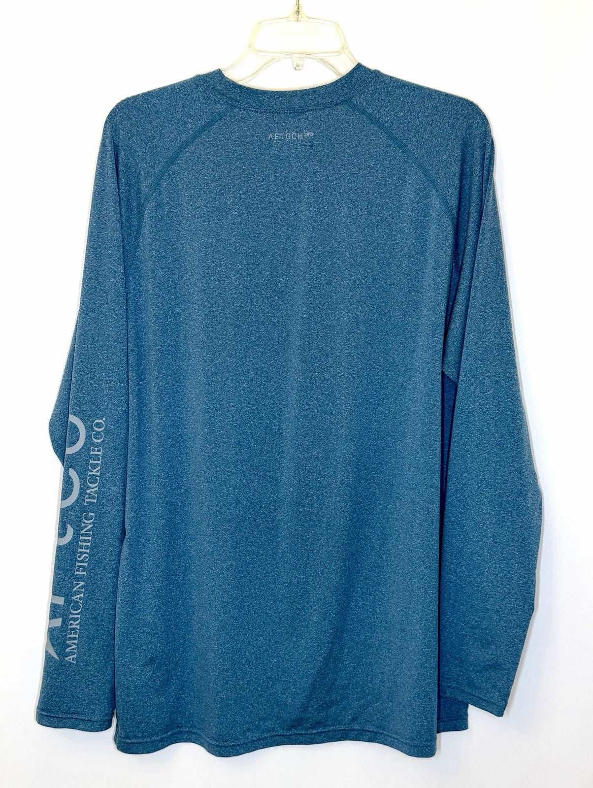 AFTCO Samurai 2 Sun Protection Long Sleeve Shirt / Blue Heather / Men’s Large
